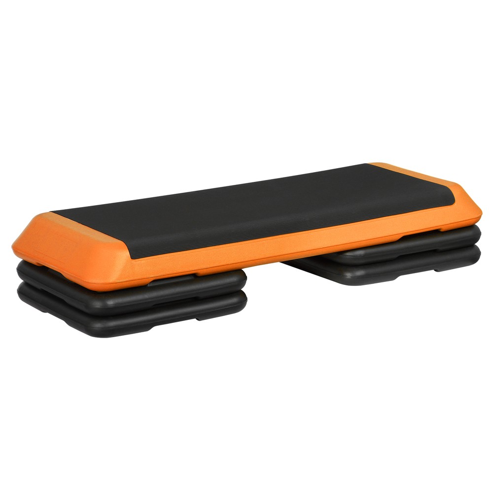 43.1'' Adjustable Aerobic Step Platform with 4 Riser for Exercise Workout