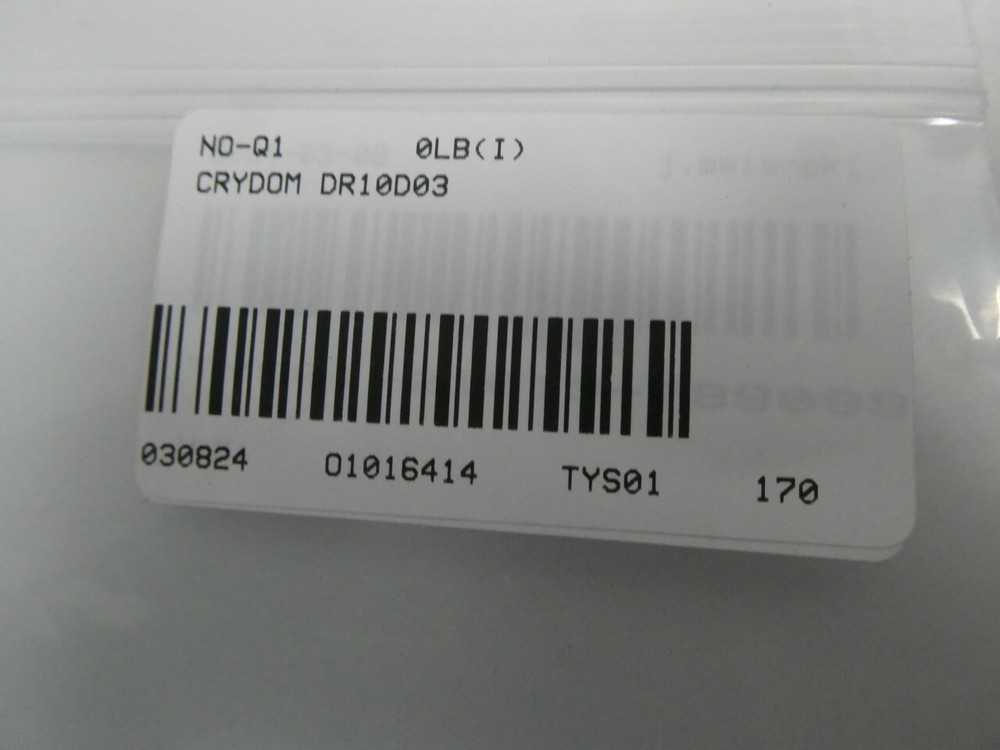 Crydom DR10D03 Solid State Relay 4-32v-dc