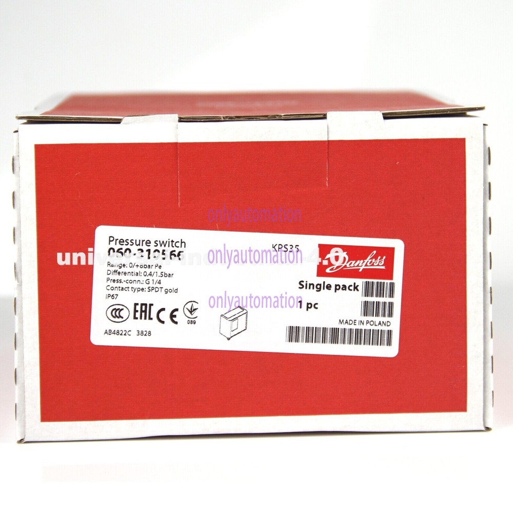 NEW DANFOSS KPS35 060-310566 Pressure Switch~