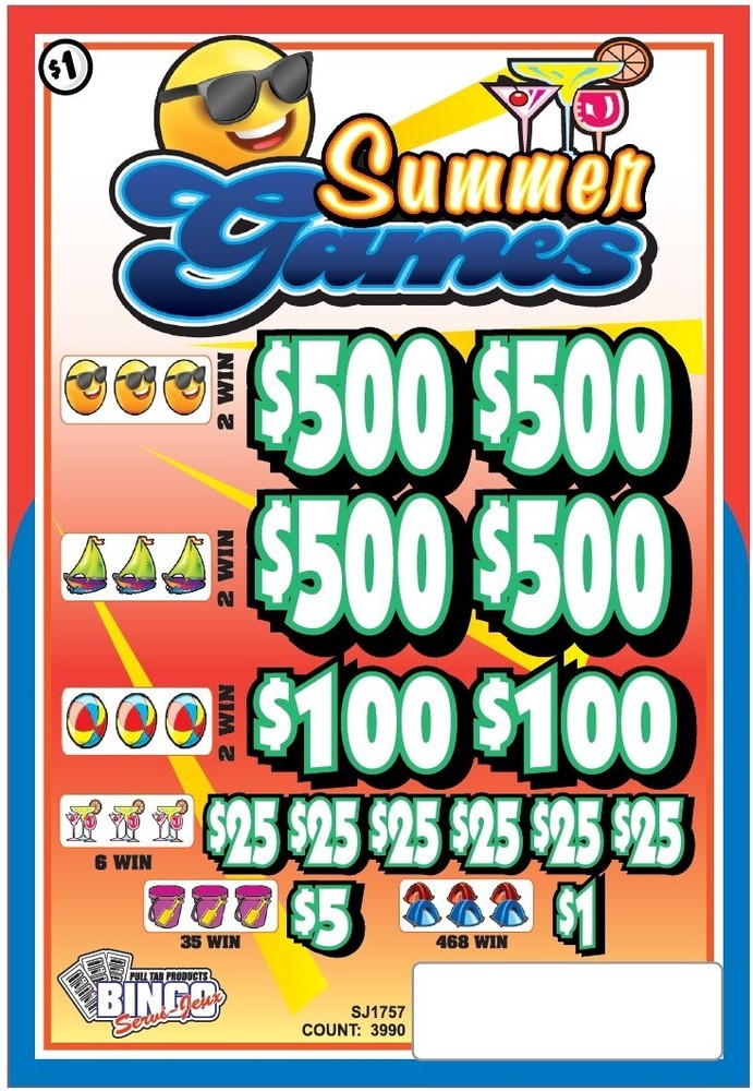 NEW pull tickets SUMMER GAMES - Instant Tabs