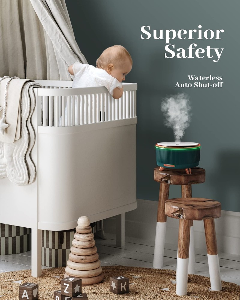 Essential Oil Diffuser for Home, Diffusers Oils Large Green