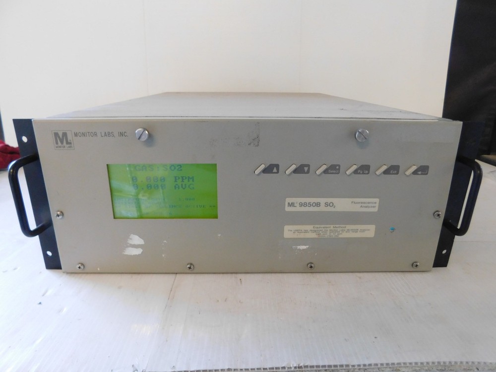 MONITOR LABS ML 9850B SO2 FLUORESCENCE ANALYZER  (ZBZ26)