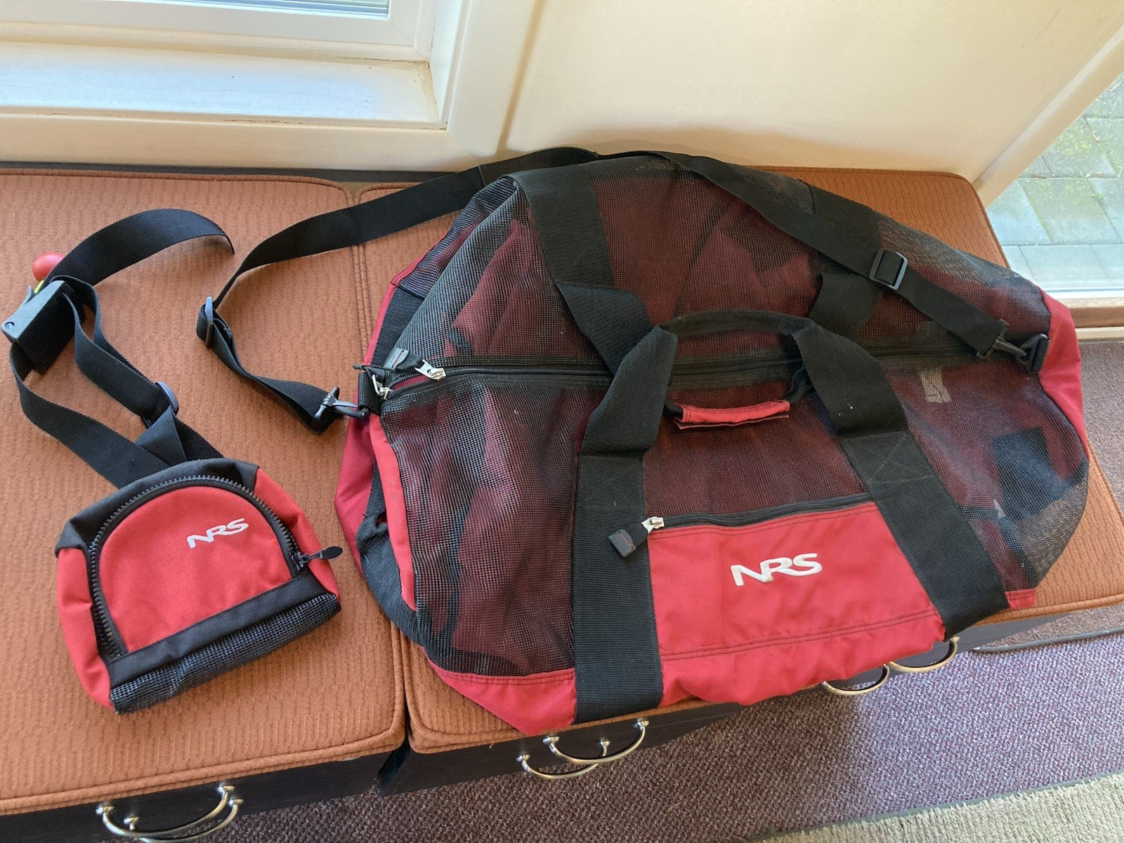 Lot of 2 NRS Rescue Duffle Bag and Waist Bag