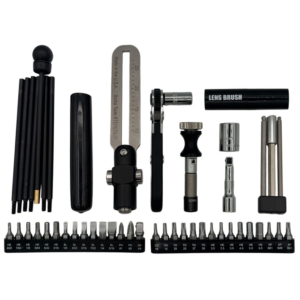 Borka Tool Kit (Std. Config.) w/ Ext. Bit Set & Emergency Cleaning Rod #BTK-E5