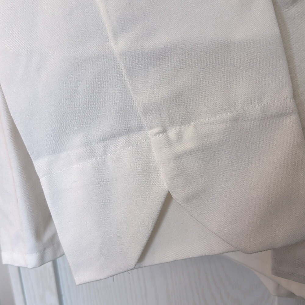 S&H White Men's Chefs Coat with "Head Chef" Embroidered on Chest 3XL