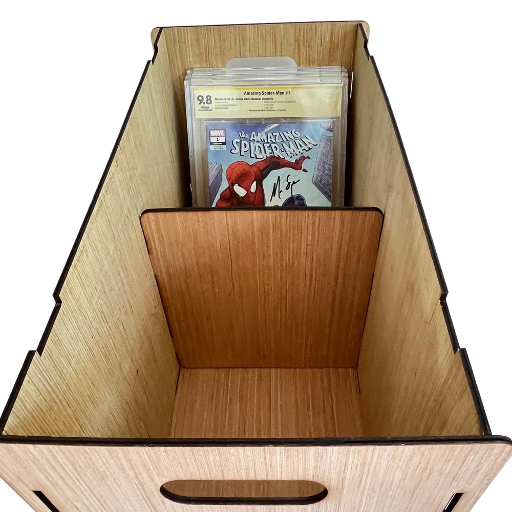 CGC/CBCS/PGX Slabbed Comic Book Storage Box Stores & Protects Valuable Comics