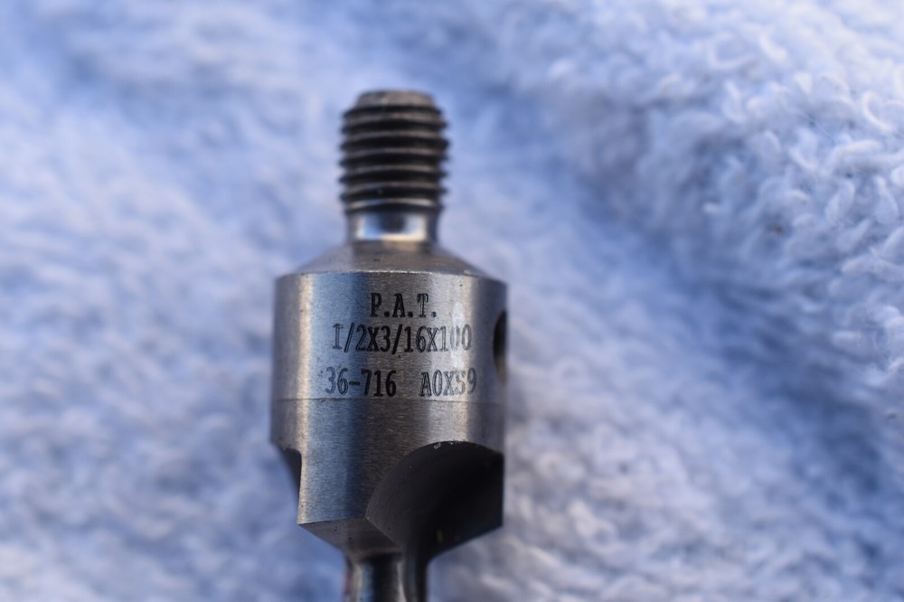 PAT 1/2 W 3/16 Solid Carbide Stop Countersinks 100° 36-716