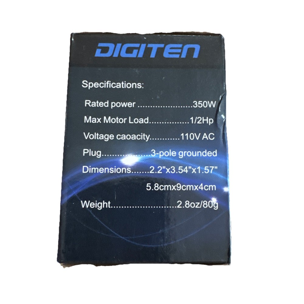 DIGITEN Variable Speed Controller Exhaust Variable Speed Fan Speed Adjuster E49