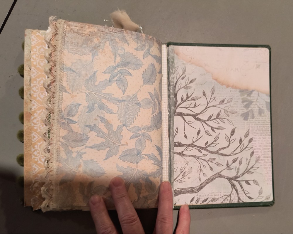 handmade junk writing journal