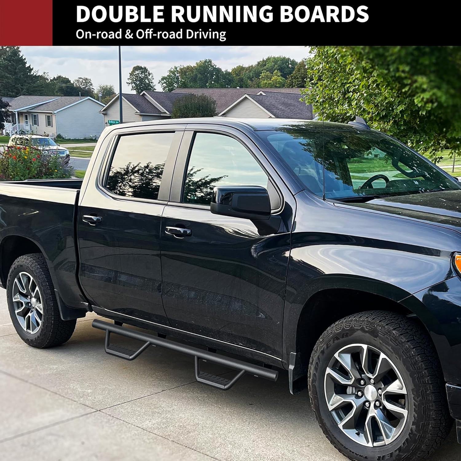 YITAMOTOR Drop Running Boards for 2024-2025 Toyota Tacoma Double Cab Side Steps