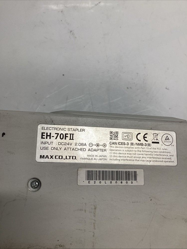 MAX EH-70FII Electronic Stapler  U-308
