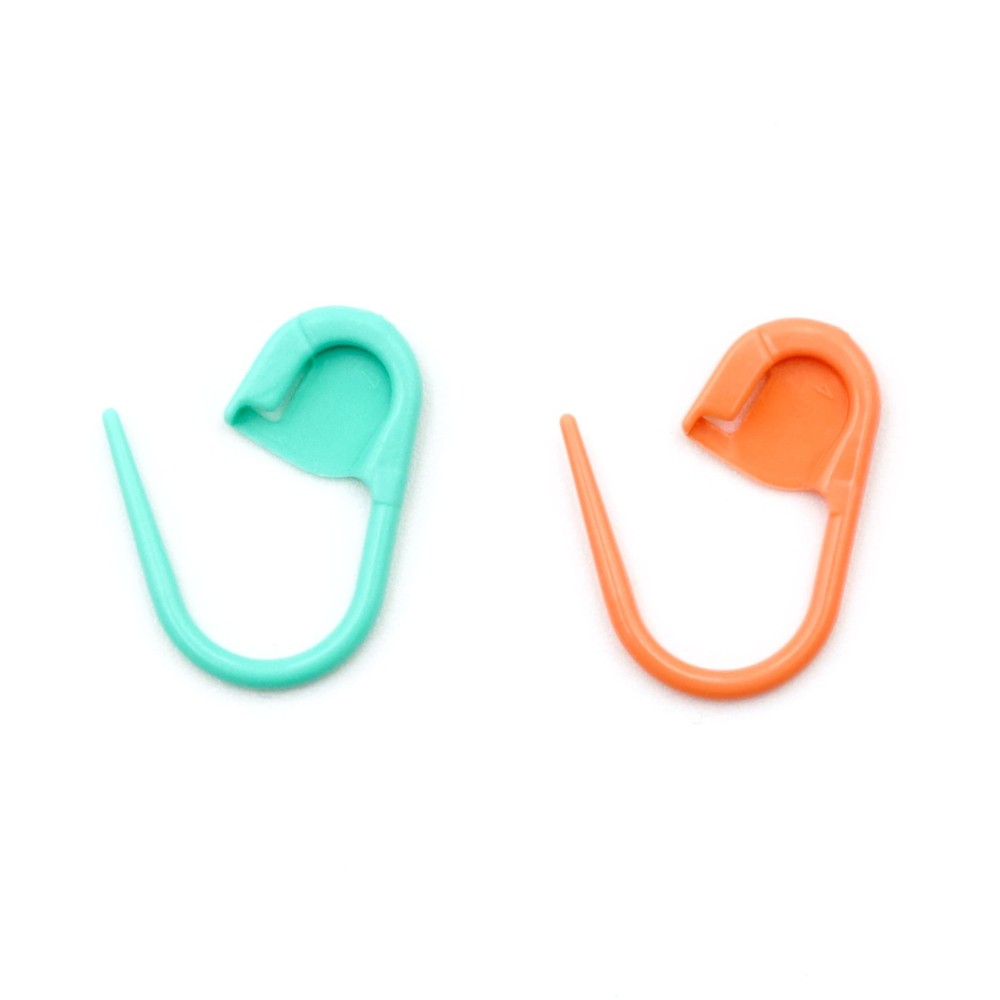 Clover Lock Ring Markers, 20/pkg Each, Multicolor