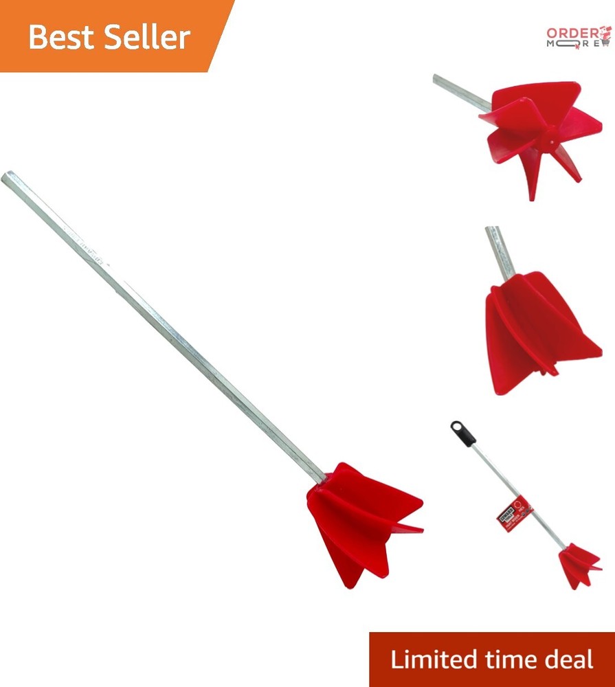 Durable Paint Mixer Drill Attachment - Even Flow Paddle for Effortless Mixing