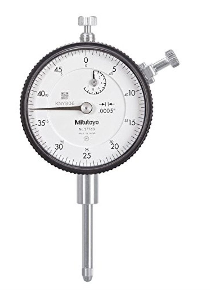 Mitutoyo 2776AB Dial Indicator 0-1" Range .0005" Resolution