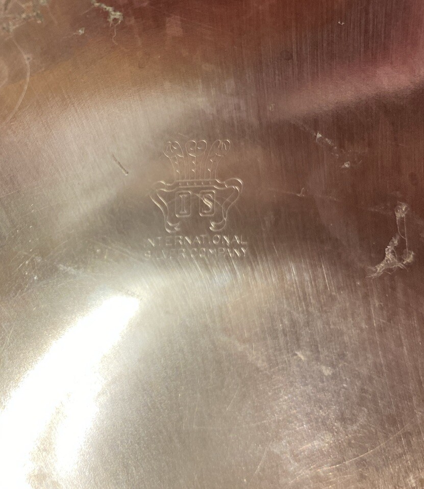 VINTAGE INTERNATIONAL SILVER CO. SILVERPLATED COMPOTE