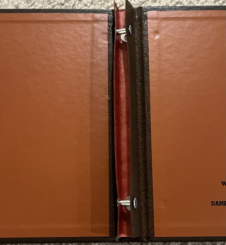 DANSCO COIN ALBUM BLANK BINDER 5/8 INCH