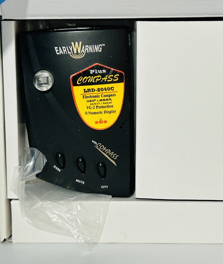 Early Warning Radar Detector - LRD 2040C with Cig Lighter Plug EUC