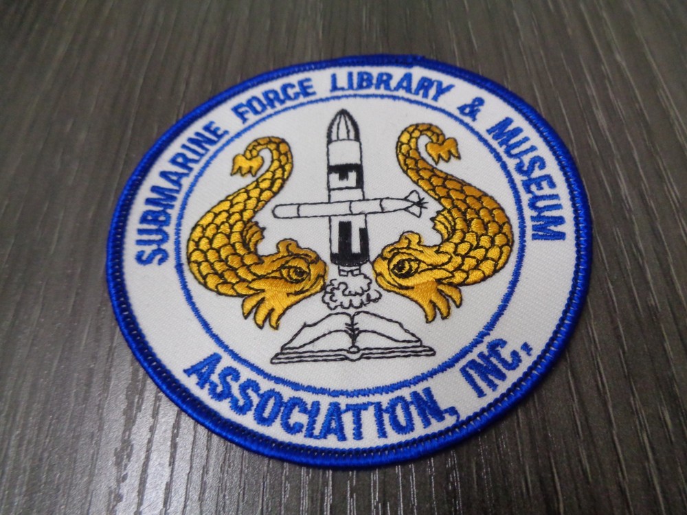 SUBMARINE FORCE LIBRARY AND MUSEUM ASSOCIATION, INC. 4" PATCH