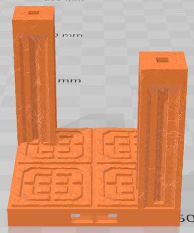 2x2 Pillars - Dwarven Kingdom - Pathfinder - Dungeons & Dragons -RPG- Tabletop-T