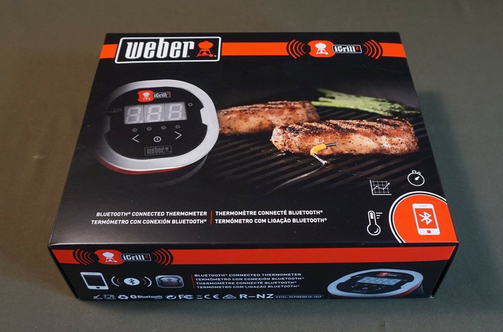 New in Unopen Box Weber Bluetooth Connected Thermometer iGrill2