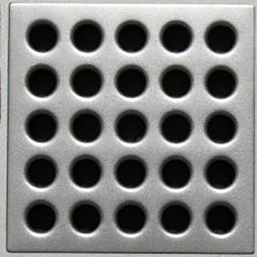 Ebbe Drain Grate - Satin Nickel