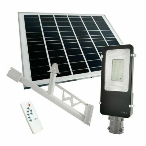 LED Street Light With Solar Panel 100W With Bracket and Remote Control FO-6100