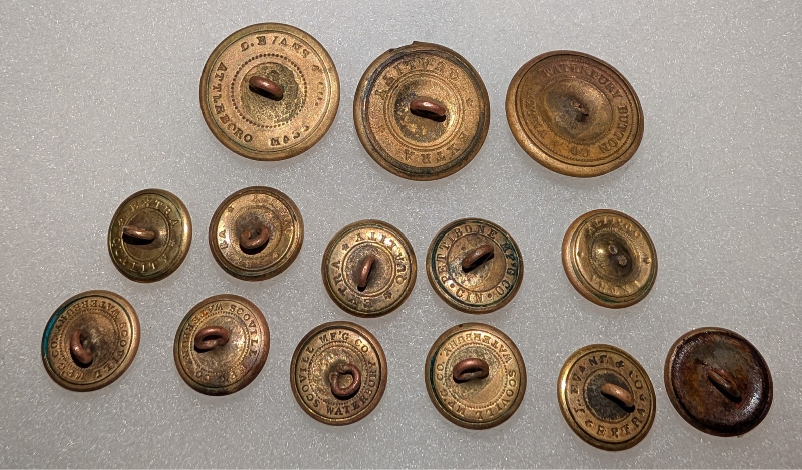 Group of 14 Army General Staff Officer's Buttons