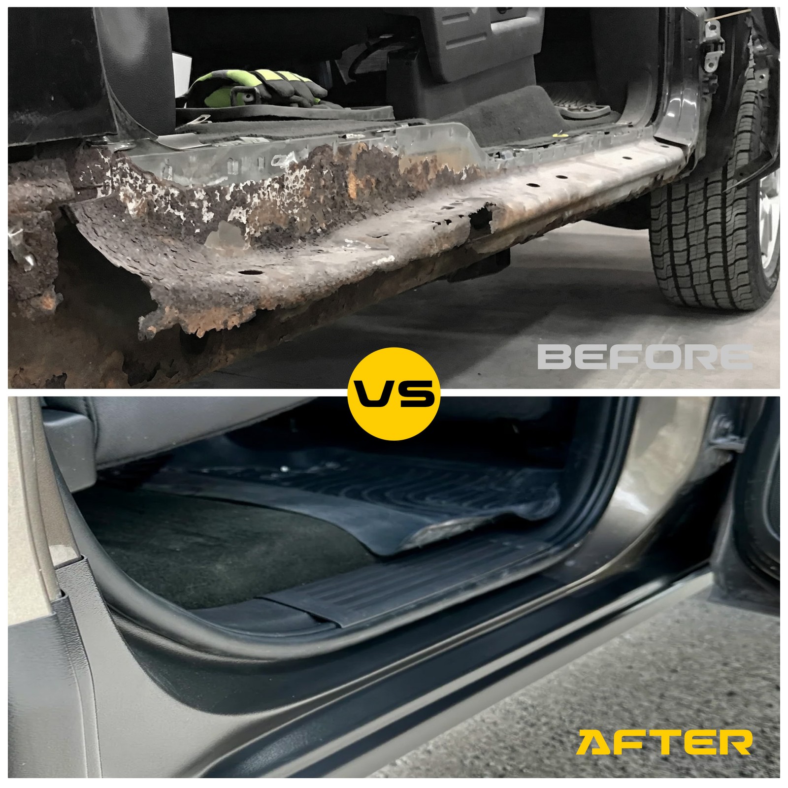 Rocker Panel Replacements Fits 2009-2014 Ford F-150 Extended / Super Cab L&R