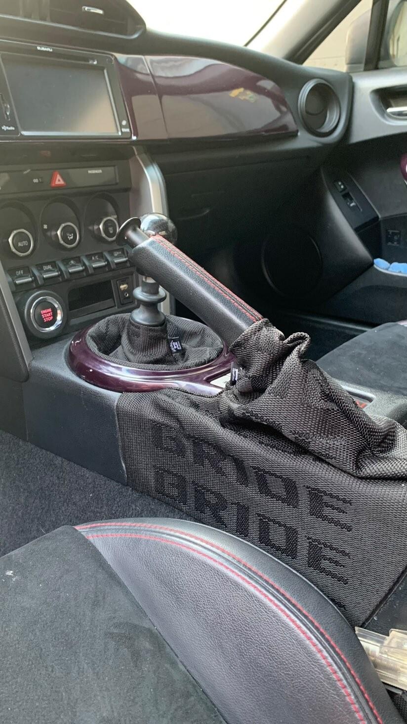 JDM BRIDE shift boot and ebrake boot combo (Subaru BRZ - Scion FR-S fitment)