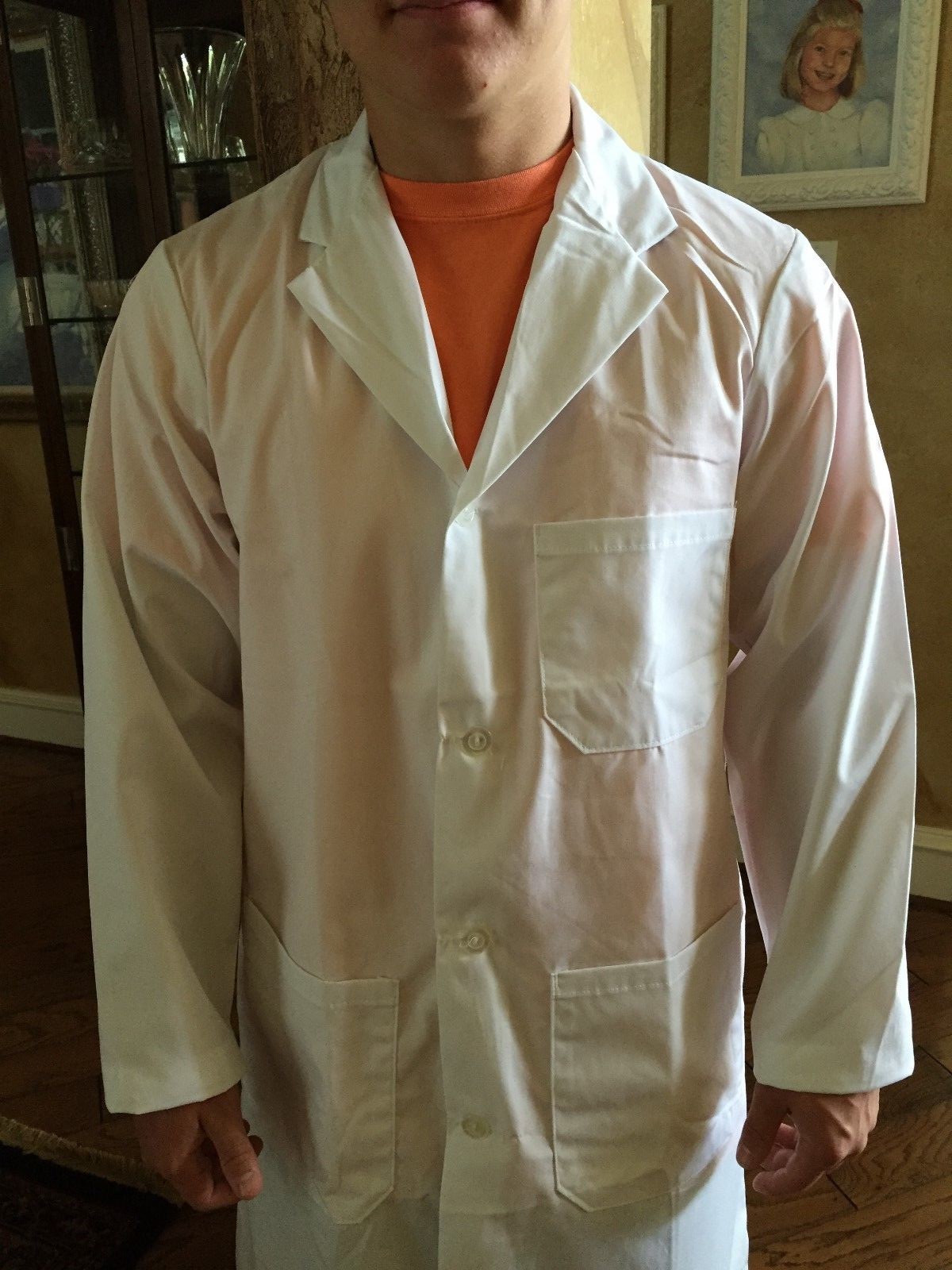 Men's 1st Quality River's End Lab Coats Cotton Blend for 10.00 Size: XL only