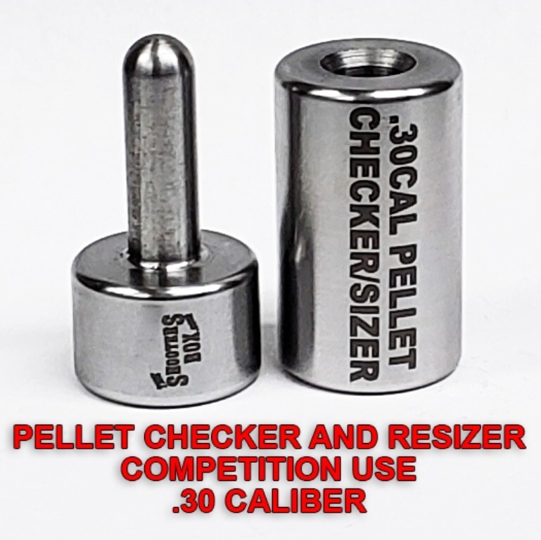 Pellet Resizer/Checker .30 Cal - Sizer - Stainless Steel - USA Made - Free Ship!