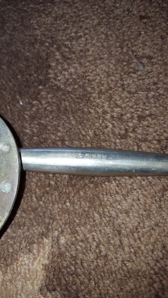 Blue Ribbon 4" Straight Bar Bit Solid Nickel Silver