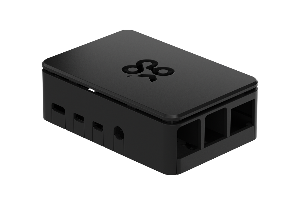 OKDO Raspberry PI 4 Case - Snap Together, Wall Mountable, Model 187-3798