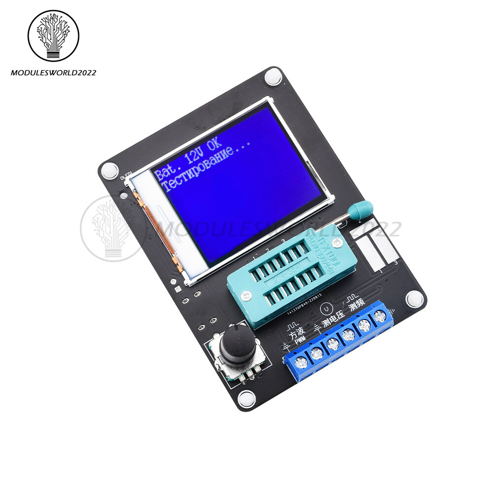 GM328A Transistor Tester Resistance Capacitance Inductance ESR Frequency Meter
