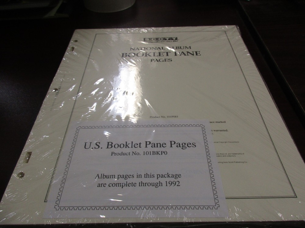 THE SCOTT NATIONAL ALBUM BOOKLET PANE PAGES  W/FREE SHIPPING!!