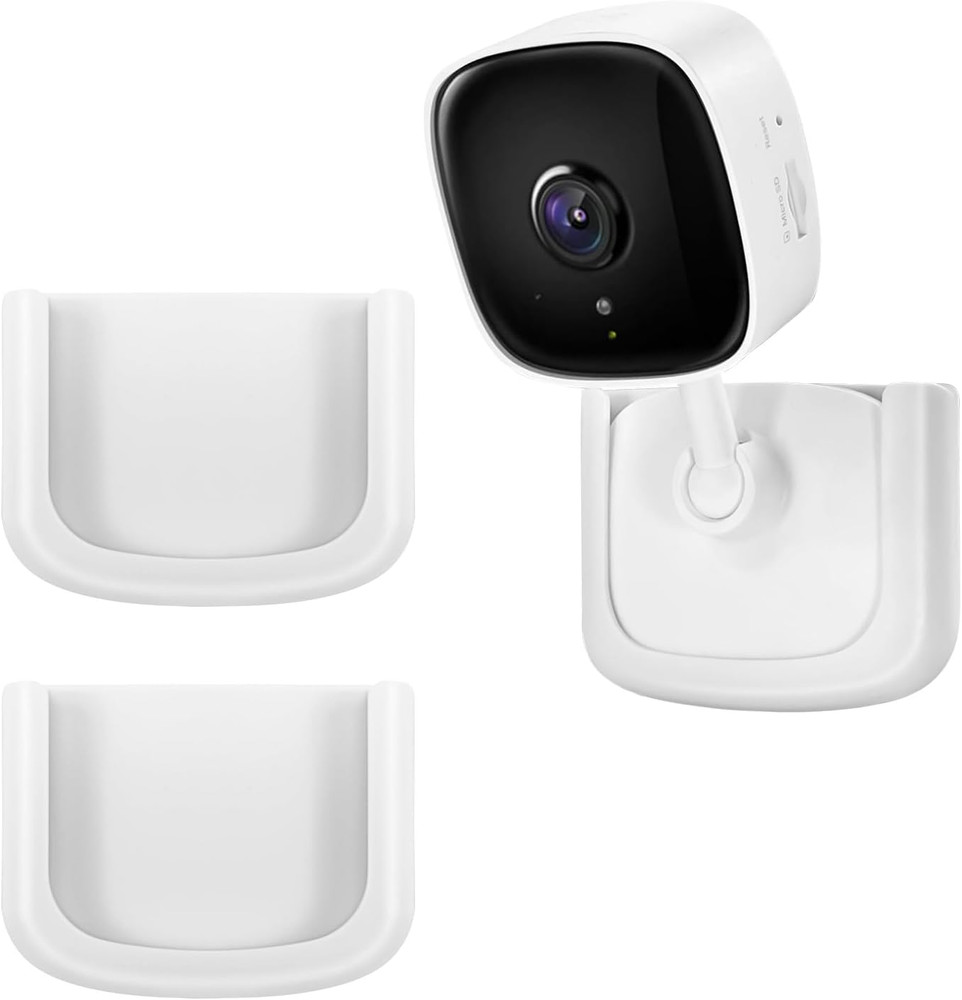 2 Pack Adhesive Wall Mount Bracket Stand Fits for Tapo Indoor Security Camera C1