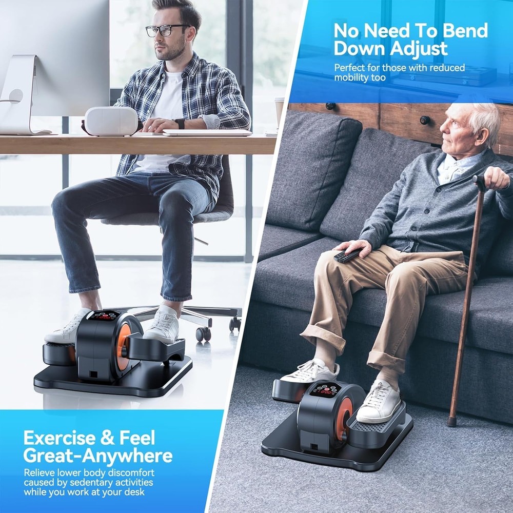 Electric Seated Pedal Exerciser with Adjustable Speeds