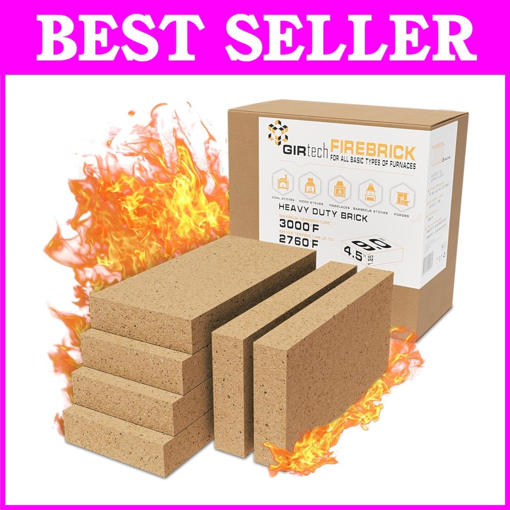 Replacement Fire Bricks for Fireplaces & Pizza Ovens