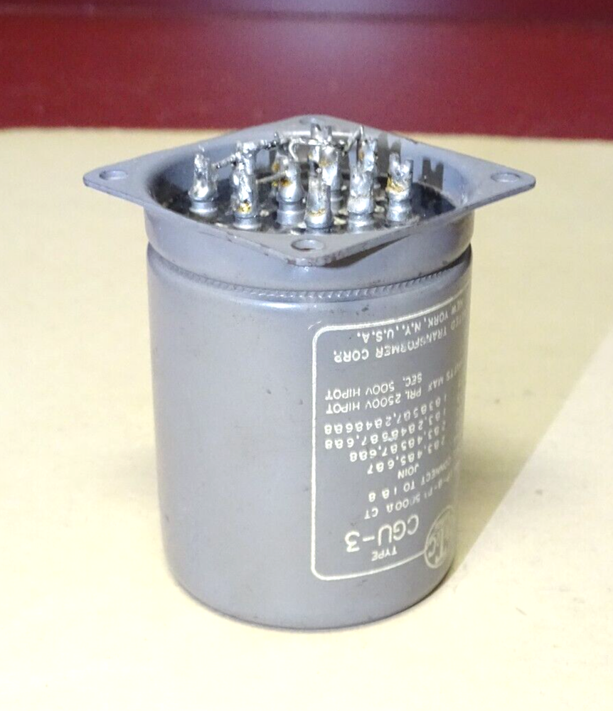 UTC Type CGU-13 Audio Output Transformer, 100 Watts, for Push/Pull 6550 Tubes