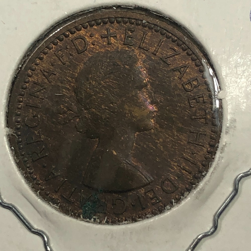1955 Great Britain Farthing Foreign Coin #2156