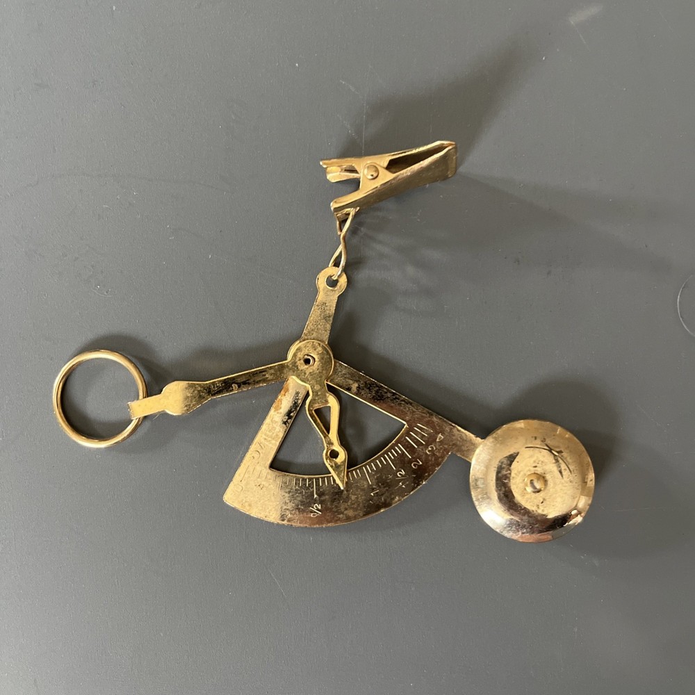 Pocket Postal Letter Hand Held Postage Scale Vintage