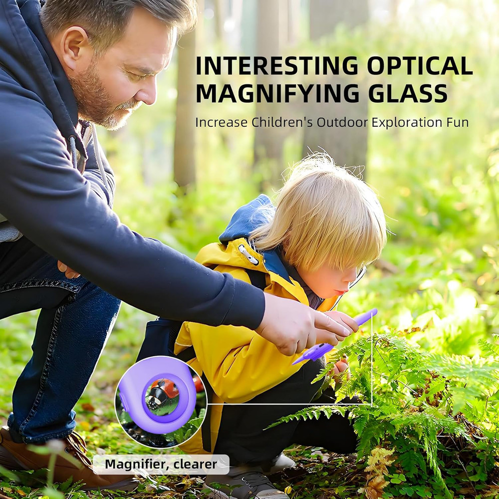 Kids Microscope - Mini Pocket Handheld Microscope for Toddlers-Educational Scien