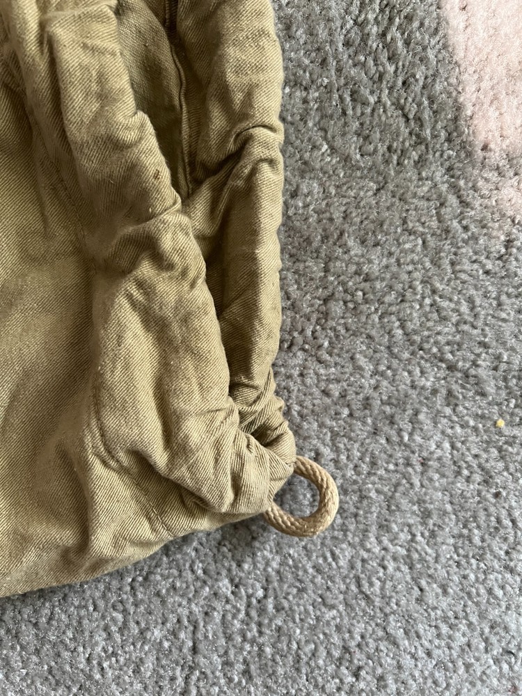 Authentic WWII US Army Infantry Barracks Laundry Carry Bag NAMED