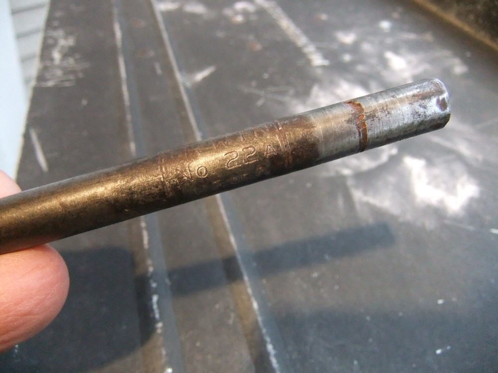 Vntg Irwin Auger Bit Micro-Dial Expansive Bit No 22A Adjustable Spade Tool USA