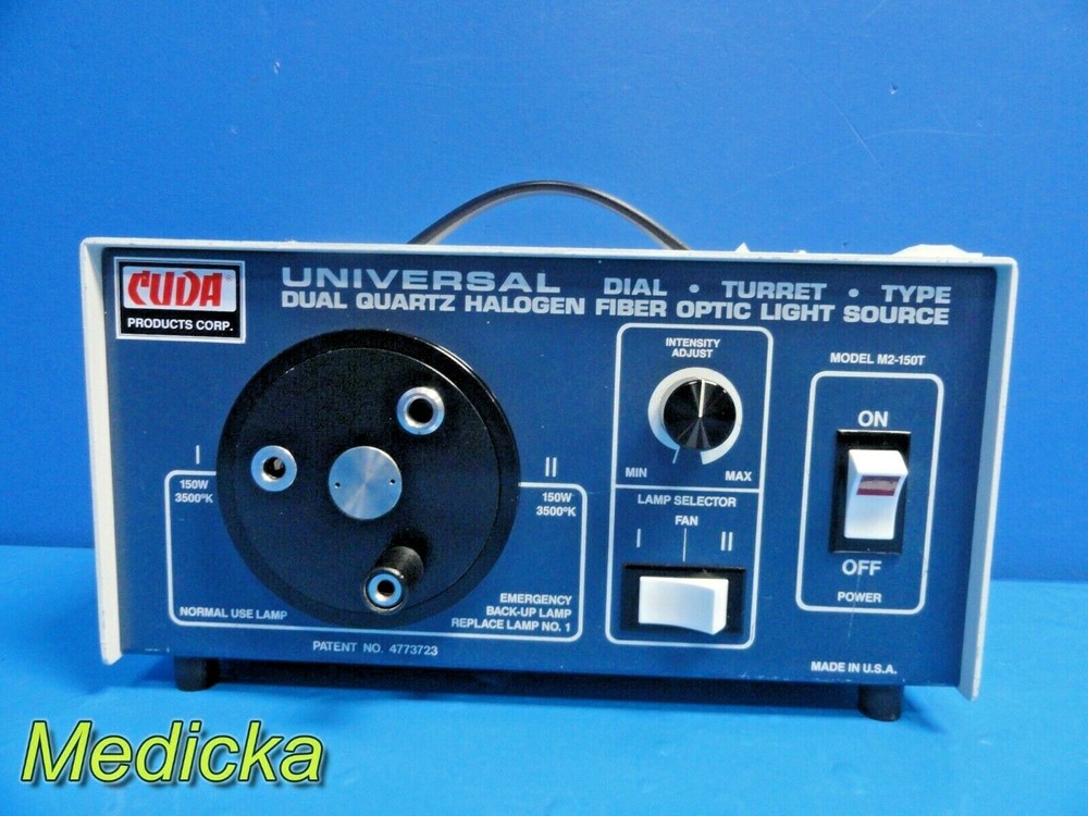 CUDA Products M2-150 Universal Dual Quartz Halogen Light Source W/Head-Set~18609