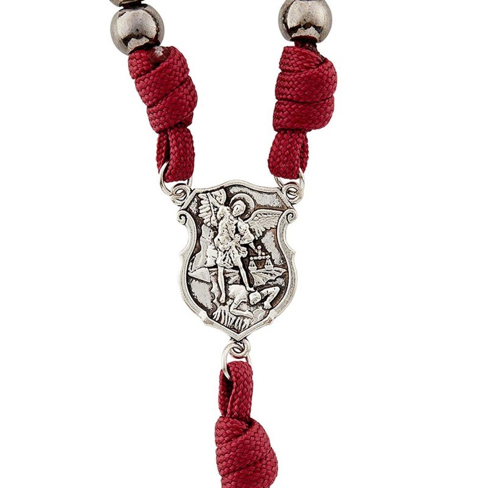 Saint Michael Paracord Durable with 2" Crucifix Rosary