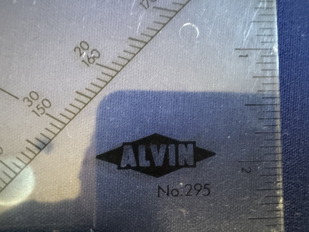 Alvin 295 Parallel Glider • Architect Drafting Engineering Tool • 9 1/2"
