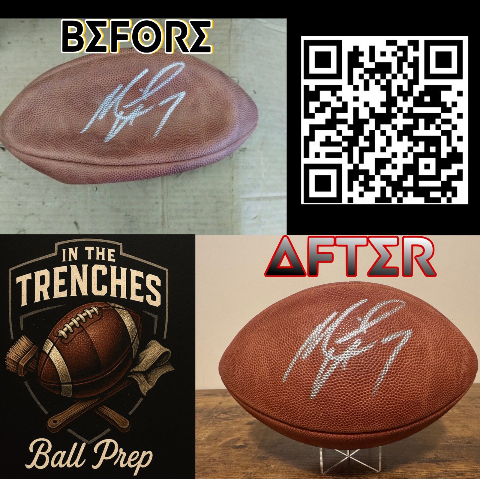 Football Bladder and Lace Replacement Service