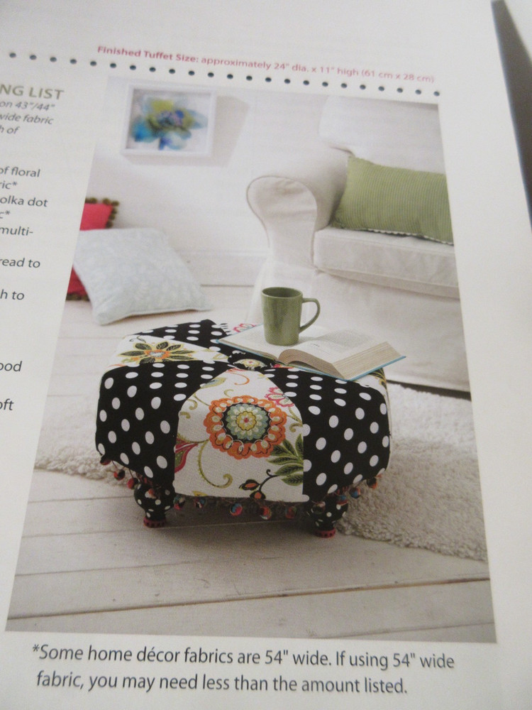Billie Steward SEWING TUFFETS & POUFS: 5 Fast Fun & Functional Projects!