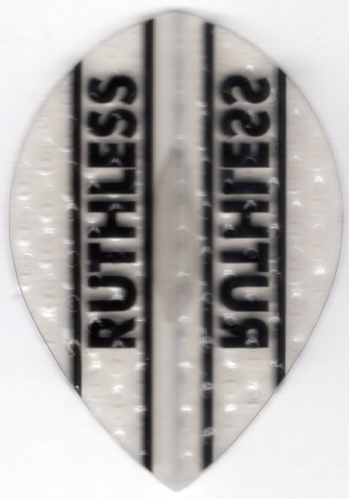 Clear RUTHLESS Teardrop Dimplex Dart Flights: 3 per set